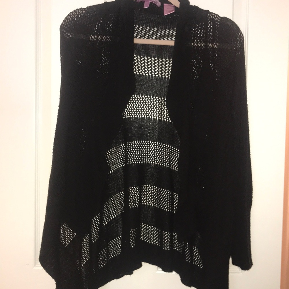SOLD Black Lace Cardigan